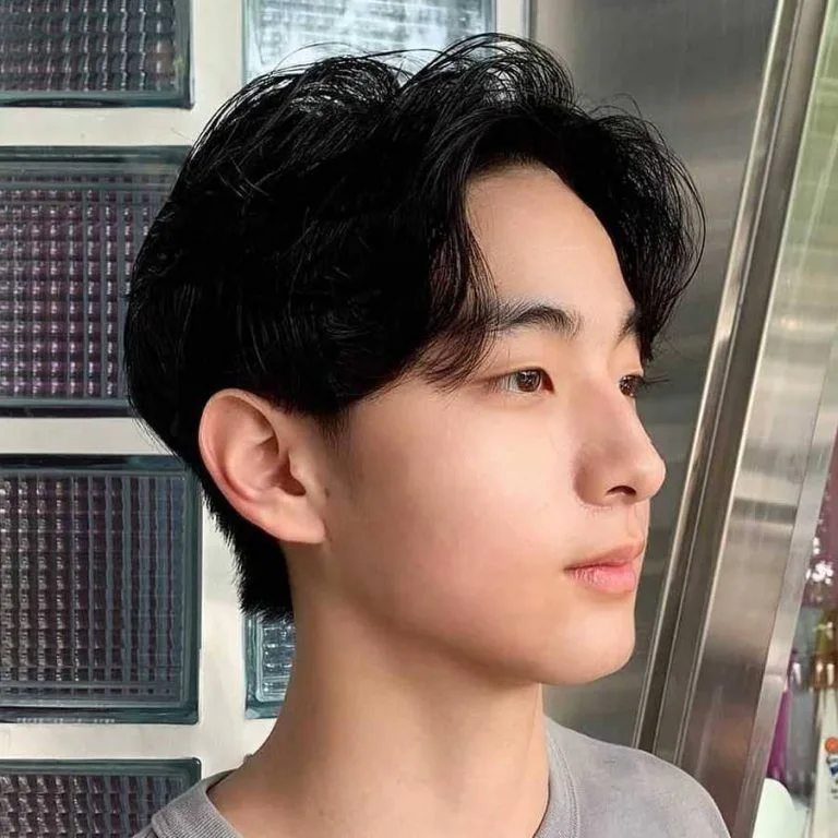 Asian Taper Fade with Fringe