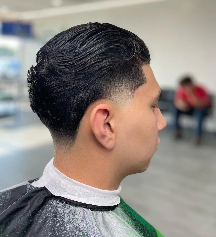 Low Taper with Slick Back Low Taper with Slick Back