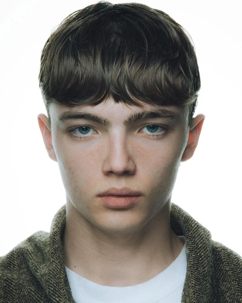 Soft-Fringed and Low Taper Fade