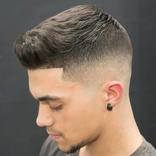 Bald Mid Taper Fade