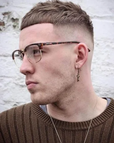 Edgar cut High Taper Fade