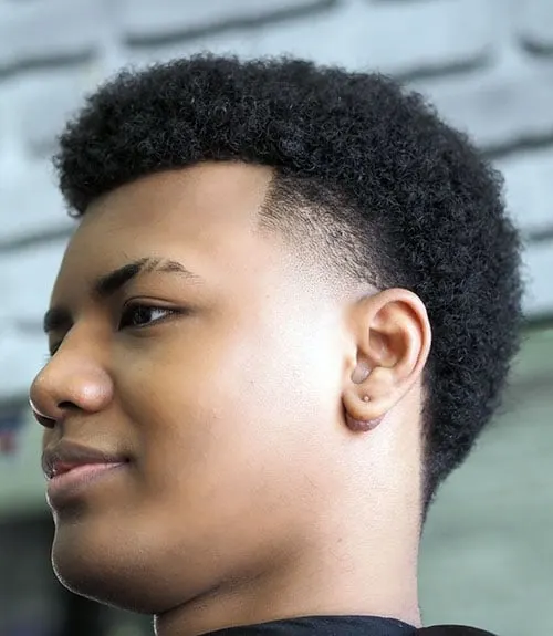 Afro Mullet Fade
