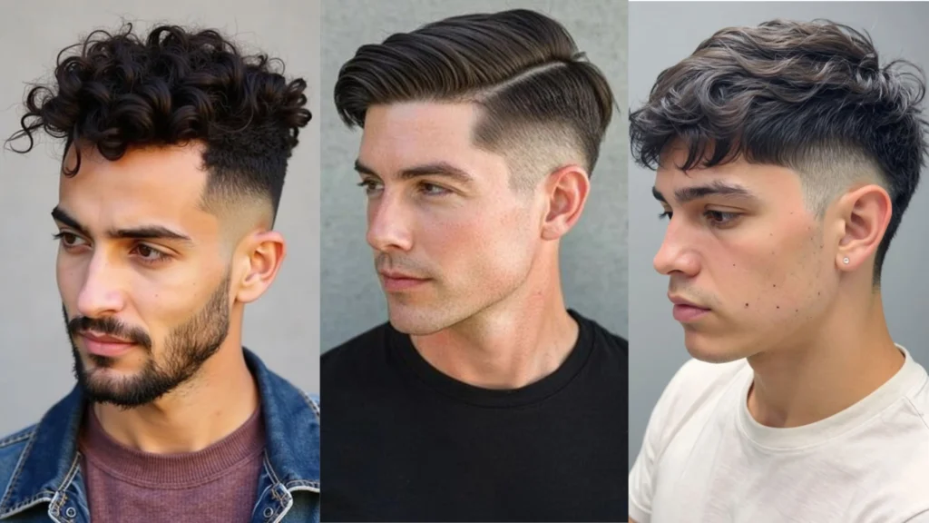 Burst Taper Fade Haircuts for Men