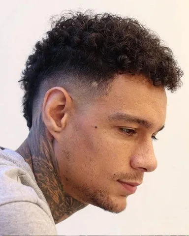 Curly Mohawk for Short Hair