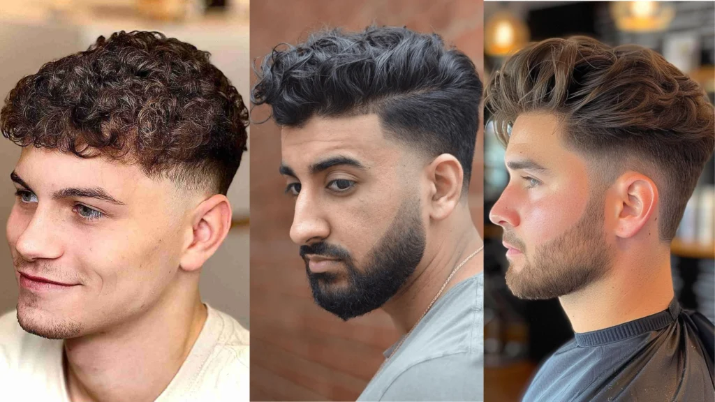 Low Taper Fade Wavy Haircuts for Men