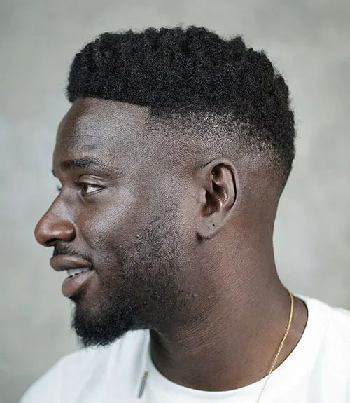 Mid Fade Afro