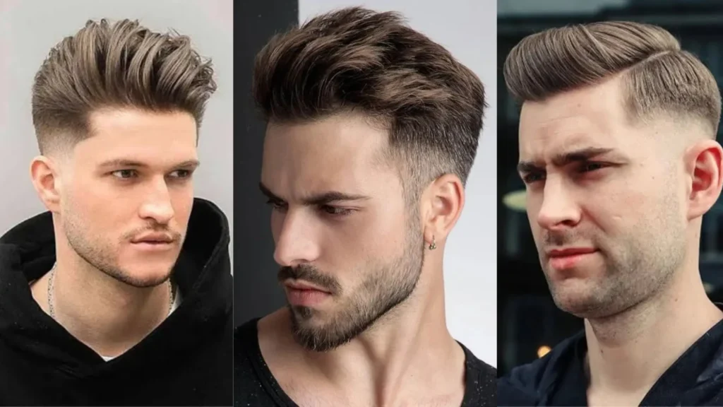 Mid Taper Fade Straight Hair