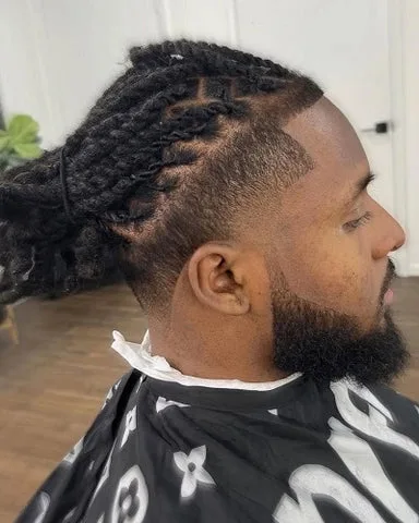 Mid Taper Fade Dreads
