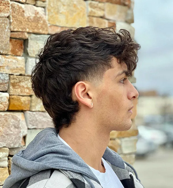 Modern High Taper Mullet