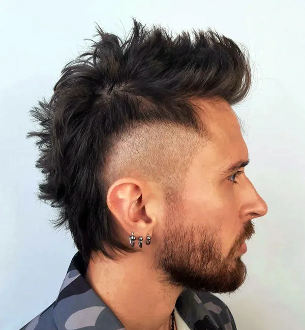Mohawk High Taper Mullet