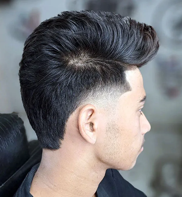 High Taper Mullet Faux Hawk