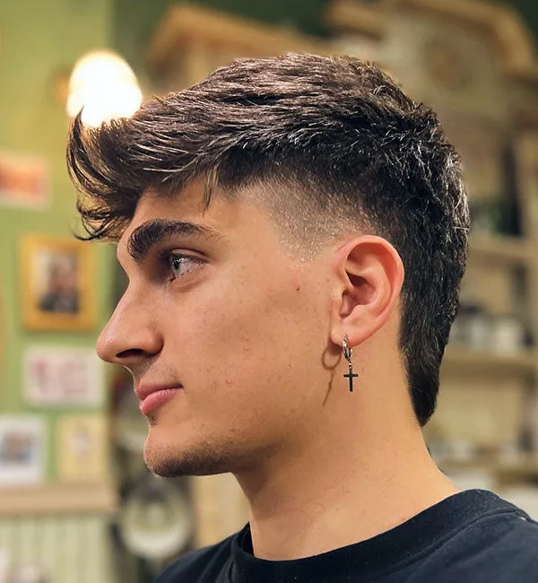 High Taper Mullet Fade