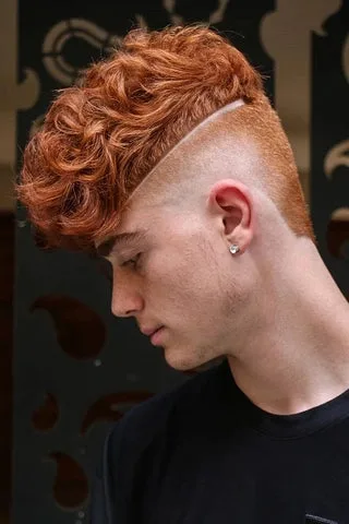Perm Mohawk Fade