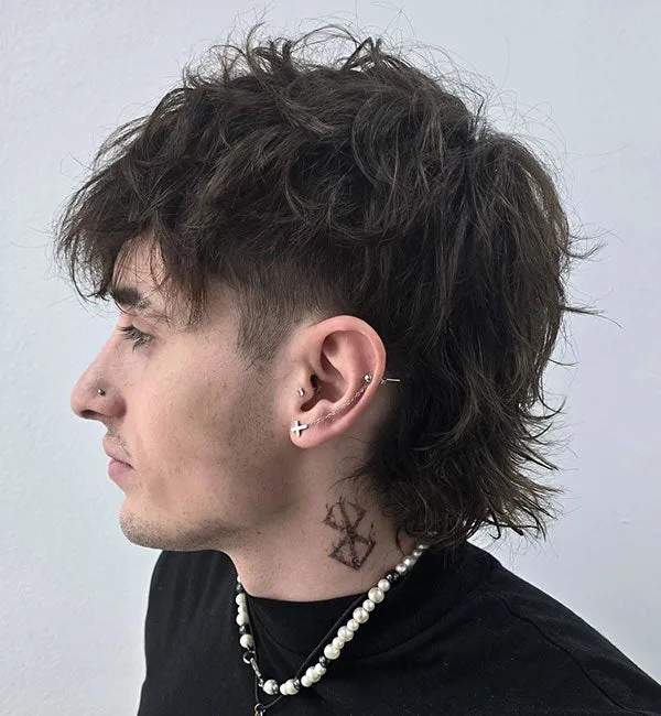 Shaggy High Taper Mullet