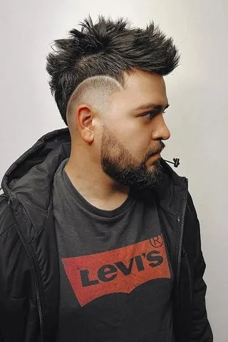 Short Mohawk Fade Haircut
