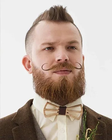 Short Mohawk and Mustache