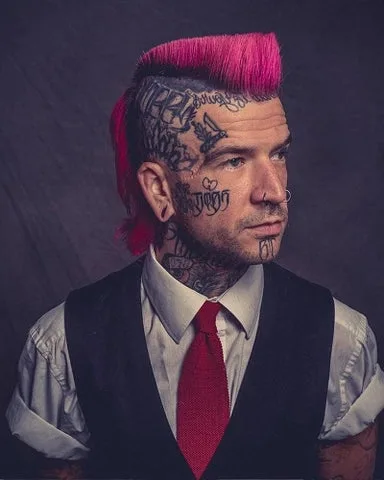 Short Pink Mohawk
