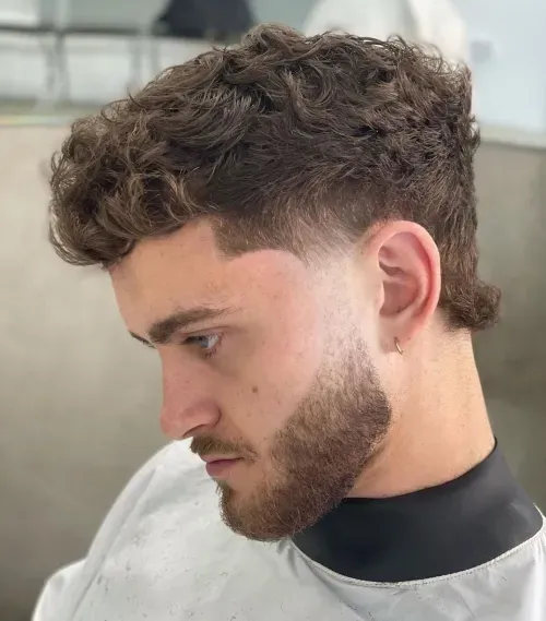 Wavy Hair Fluffy Edgar Cut Wavy Hair Fluffy Edgar Cut