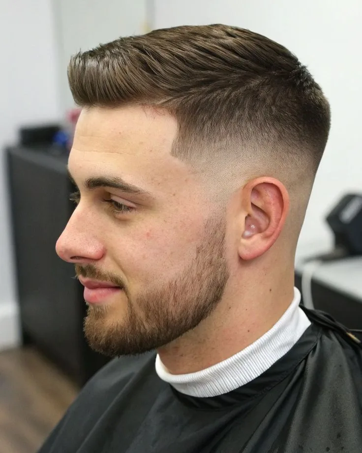 Skin Taper Fade with Beard