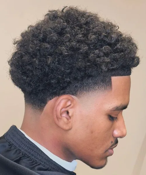 Blowout taper for black hair