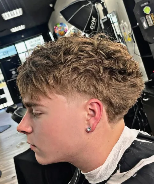 Blowout taper blonde