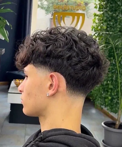 Blowout Taper Curly Hair