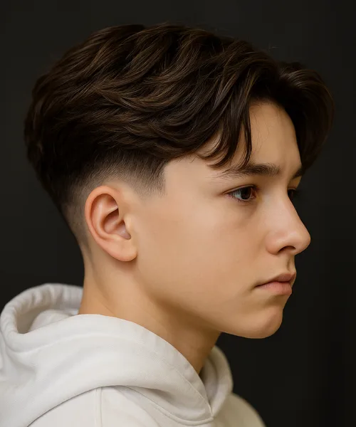 Blowout Taper Middle Part