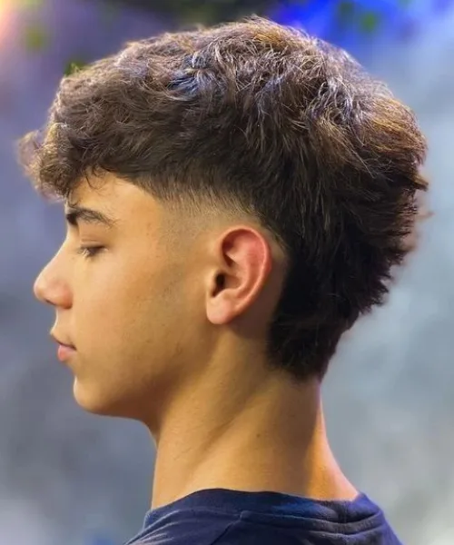 Blowout taper mullet