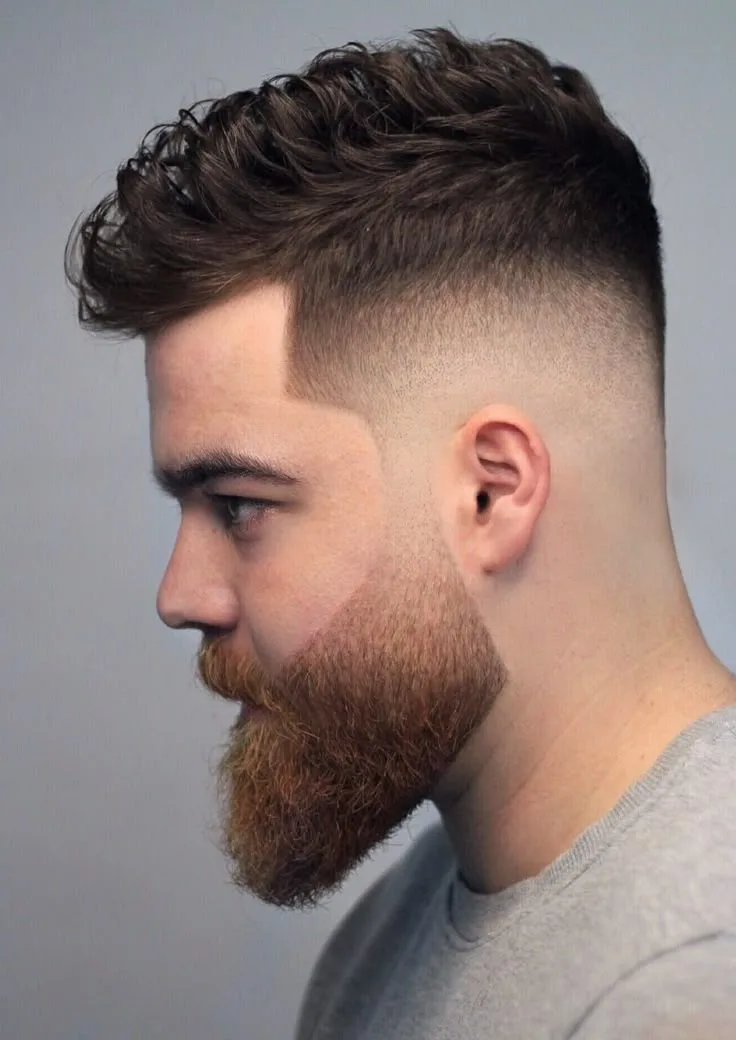 Temple Taper Fade with Beard
