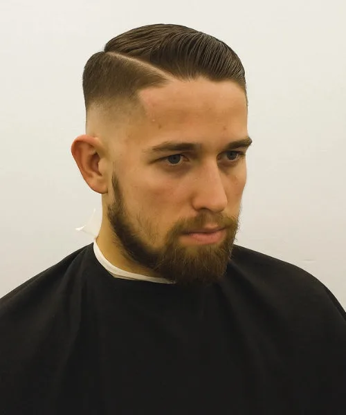 Classic Taper Comb Over Fade