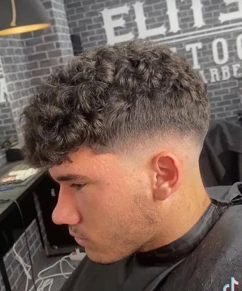 Curly Blowout Mid Taper