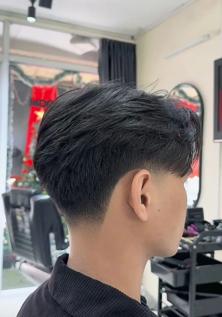Asian Mid Taper Fade