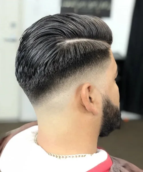 Drop Fade Comb Over