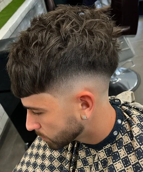 Drop Fade Fluffy Hair