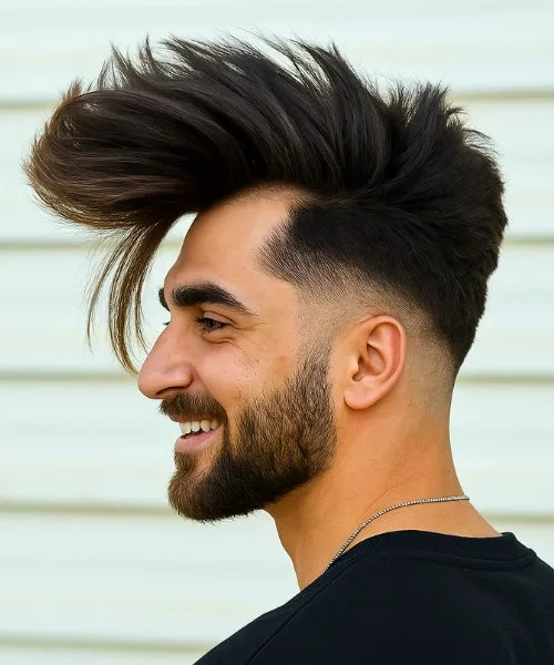Drop Fade Long Hair