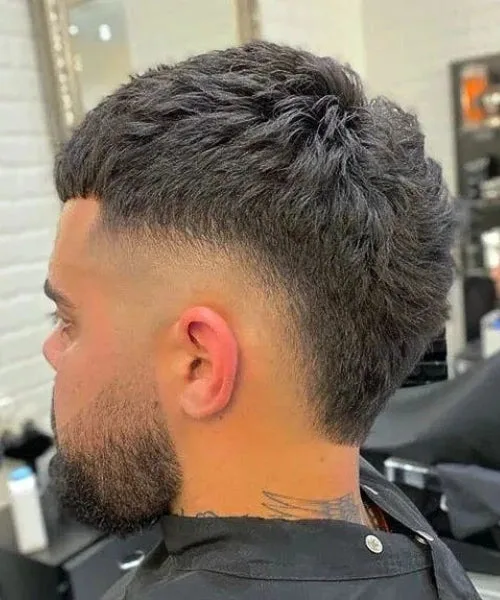 Drop Fade Mullet