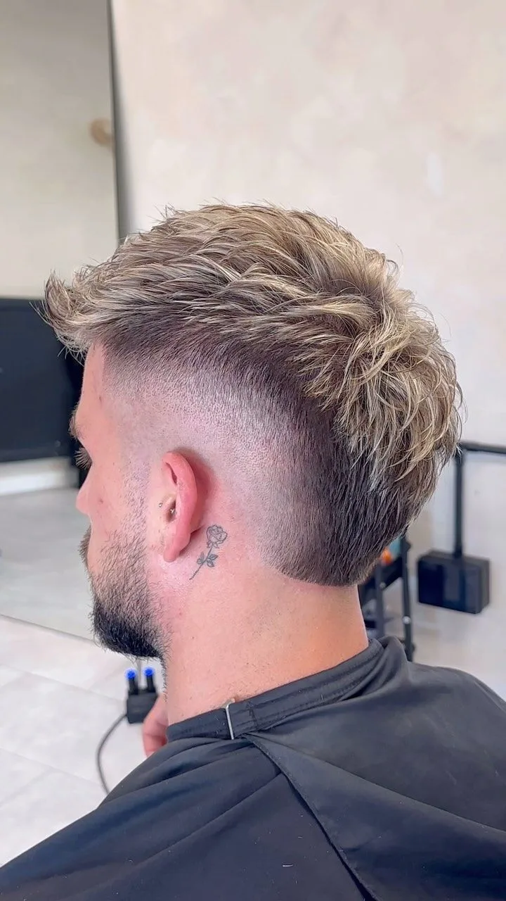 High Taper Burst Fade