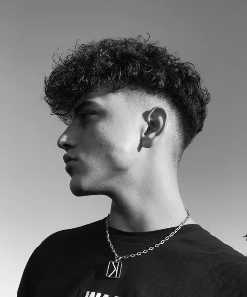 High taper blowout haircut