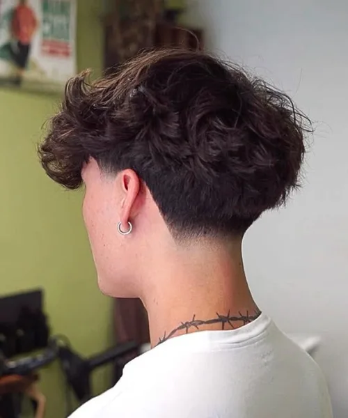 Low taper blowout haircut