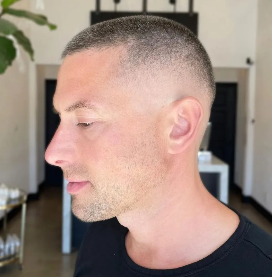 Super Short Buzz Cut Fade