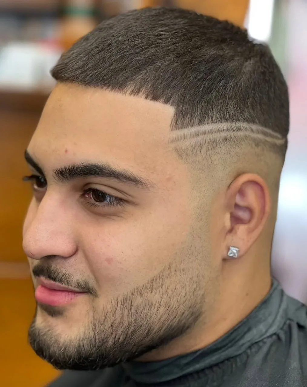 Buzz Cut with Double Lines