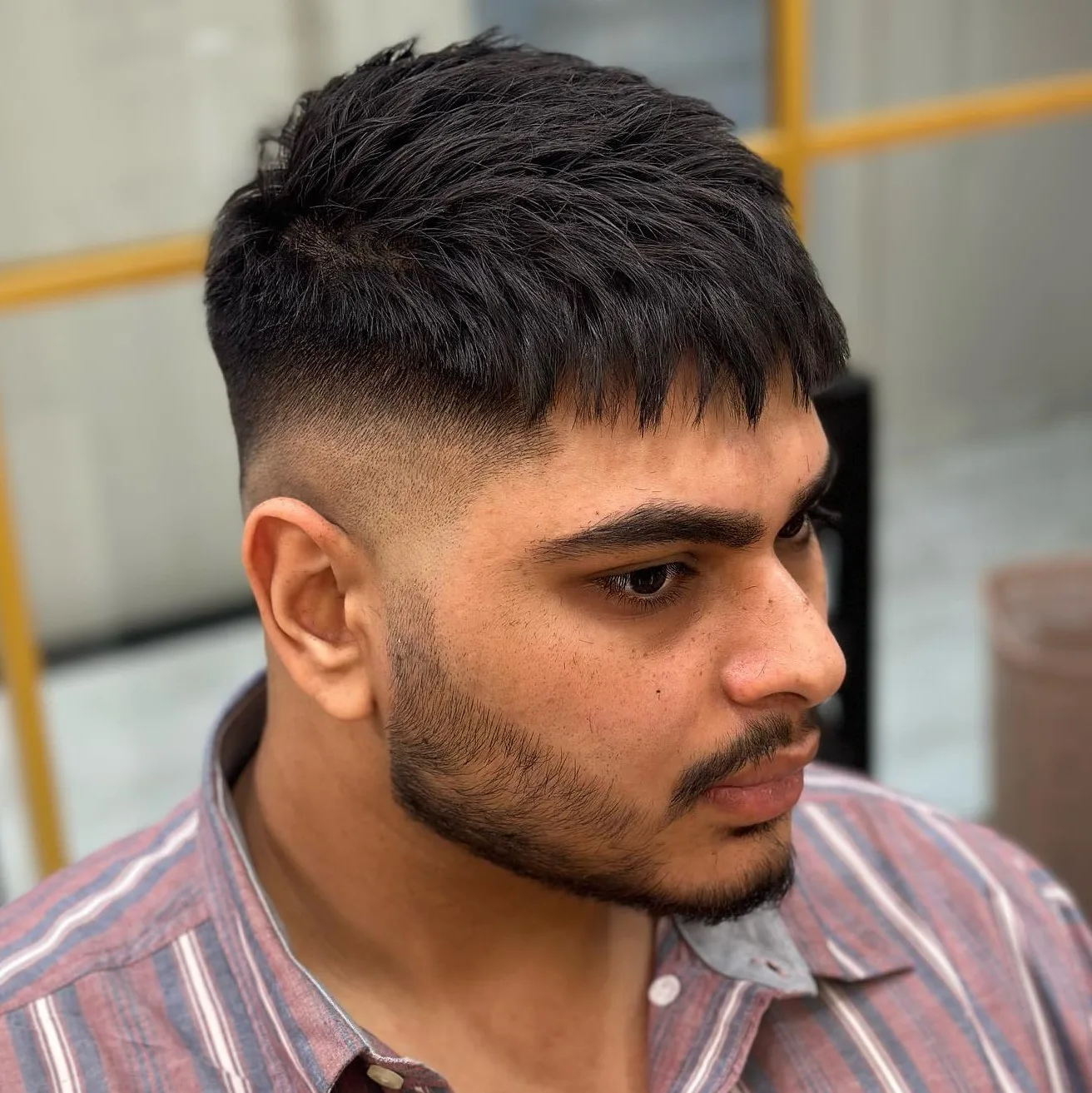 Textured Top Buzz Cut Fade