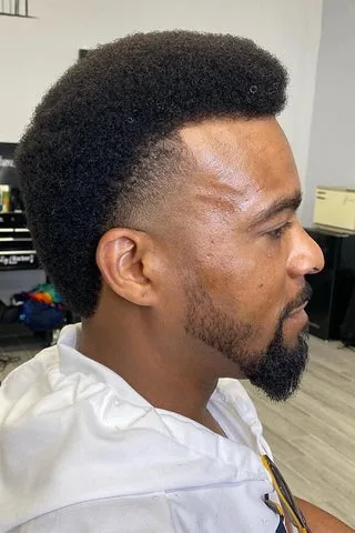 Curly Afro Mullet for Men