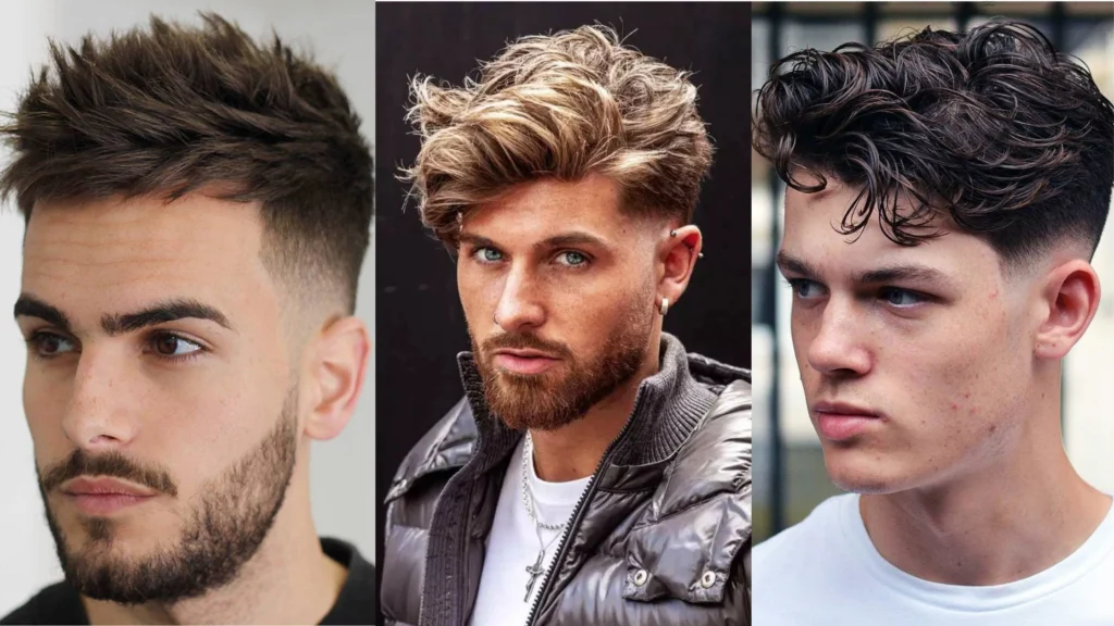 Low Taper Fade Messy Top Hairstyles for Men