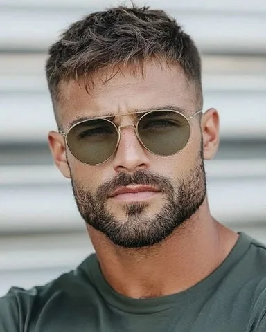 Messy Textured Crop with Beard