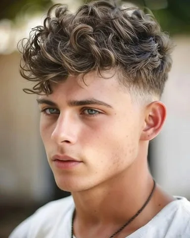 Textured Crop Haircut for Curly Hair