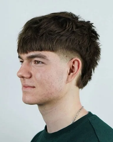 Textured Crop Low Fade