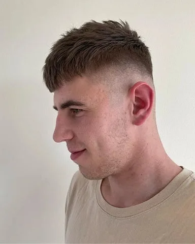 Textured Crop with Shaved Sides