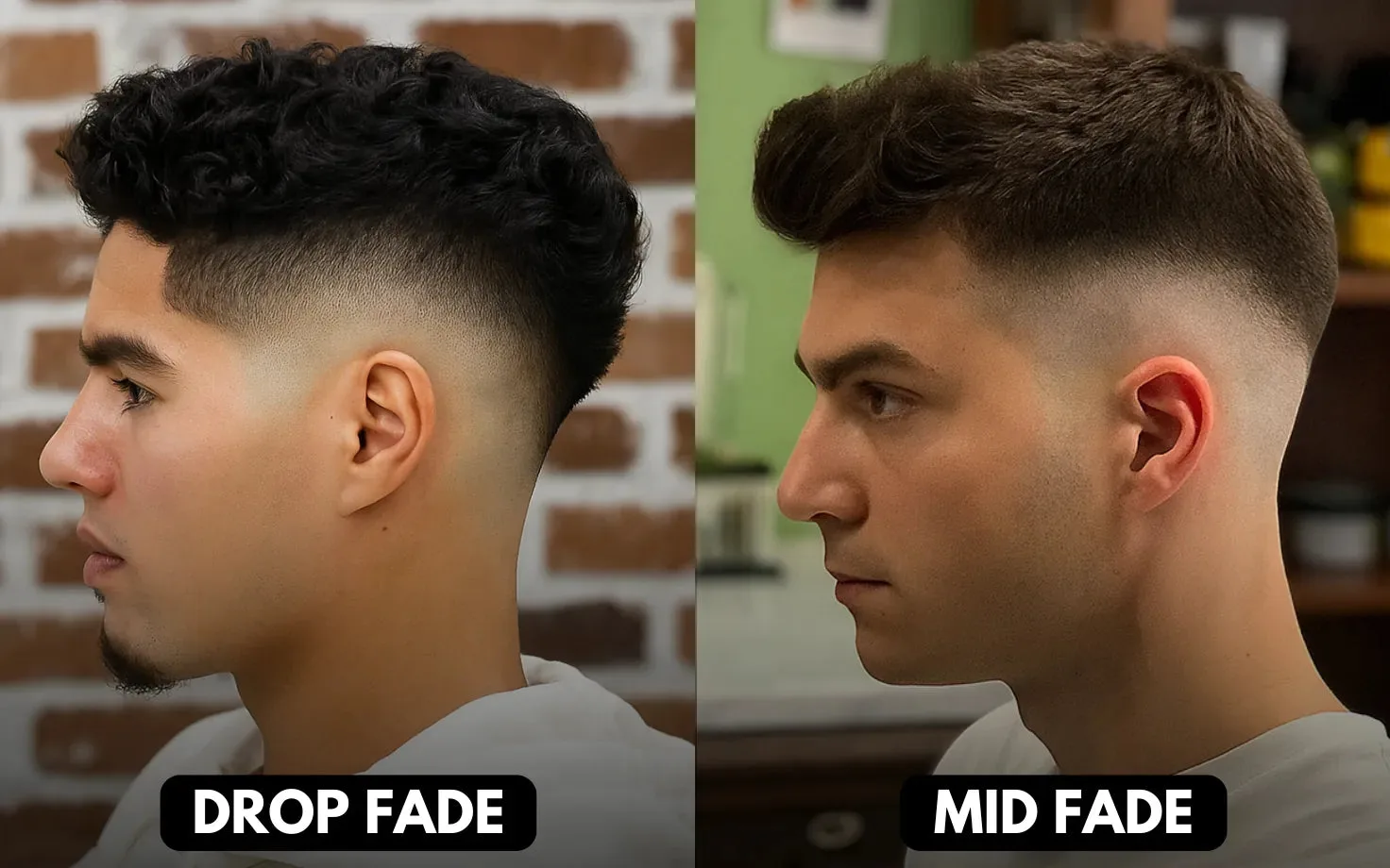 Drop Fade vs Mid Fade