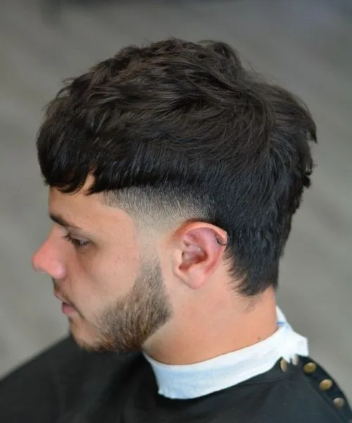 Fringe Modern Mullet with Low Taper